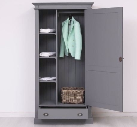 Dulap cu 1 usa si 1 sertar de la Rustic Butique - PS293 - Culoare_P078A - VOPSIT ANTICHIZAT