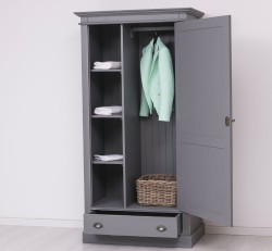 Dulap cu 1 usa si 1 sertar de la Rustic Butique - PS293 - Culoare_P078A - VOPSIT ANTICHIZAT