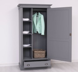 Dulap cu 1 usa si 1 sertar de la Rustic Butique - PS293 - Culoare_P078A - VOPSIT ANTICHIZAT