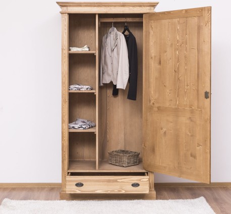Dulap cu 1 usa si 1 sertar de la Rustic Butique - PS293 - Culoare_P001 - CERUIT
