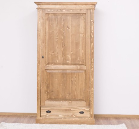 Dulap cu 1 usa si 1 sertar de la Rustic Butique - PS293 - Culoare_P001 - CERUIT