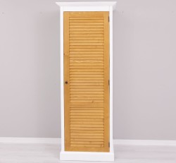 Dulap cu 1 usa, Colectia Shutter de la Rustic Butique PS617 - Culoare Corp_P030++P004A - Culoare Usi_P002 - TRIPLU COLOR