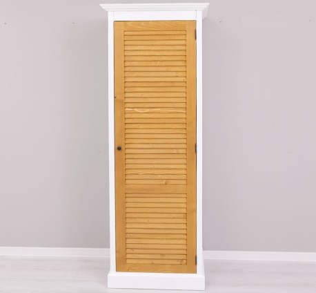 Dulap cu 1 usa, Colectia Shutter de la Rustic Butique PS617 - Culoare Corp_P030++P004A - Culoare Usi_P002 - TRIPLU COLOR