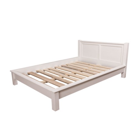 Pat cu tablie 140x200cm de la Rustic Butique PS615 - Culoare_P015A - VOPSIT ANTICHIZAT
