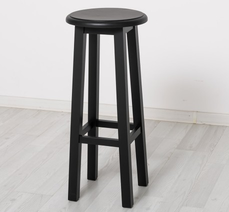 Scaun de bar cu blat rotund de la Rustic Butique PS625 - Culoare_P003 - VOPSIT